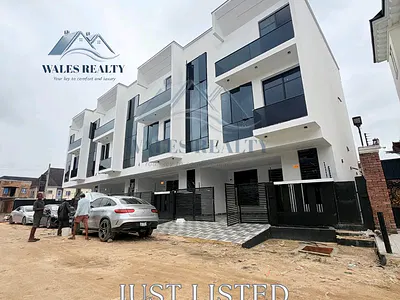 Lovely Built 4 Bedroom Self Compound Terrace Duplex with a Room BQ — Isolo, Lagos