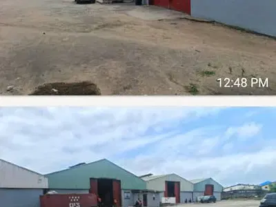 9 ½ Acres of Land with 5 Bay Standard High Roof Warehouse of 5500M2 Wi — Satellite Town, Ojo, Lagos