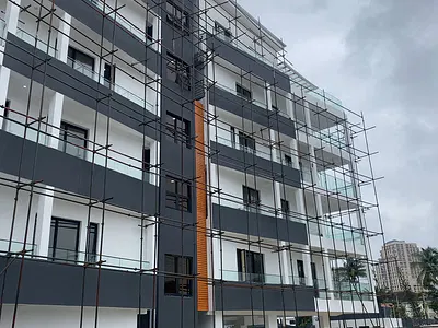Elegant 4 Bedroom Apartment with a Pool BQ, Elevator, Cinema — Ikoyi, Lagos