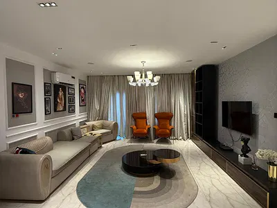 Furnished 3 Bedroom Water View on 1st Floor with Pool — Banana Island, Banana Island, Ikoyi, Lagos