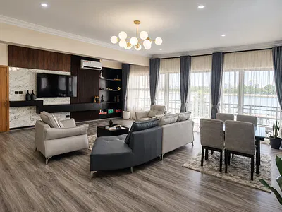 Exquisitely Furnished 3 Bedroom Waterfront Apartment — Victoria Island (VI), Lagos
