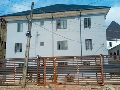 Brand New 3 Bedroom Flat Upstairs — Market Square, Ago Palace, Isolo, Lagos