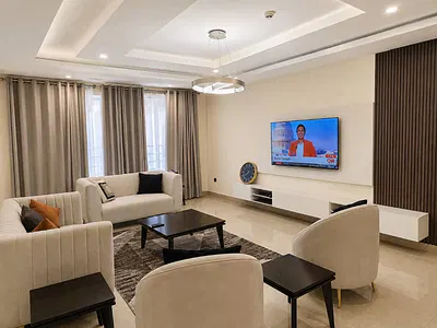 Furnished Serviced 3 Bedroom Apartment + BQ — Victoria Island (VI), Lagos