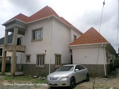 4 Bedroom Duplex Attached with 1 Bedroom Flat and 1 Bedroom Flat BQ — Sabon Lugbe, Lugbe District, Abuja