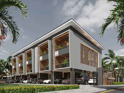 4-Bedroom Terraced Duplex with BQ — Lekki Scheme Ii, Ogombo, Ajah, Lagos