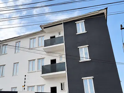 Service 1 Bedroom Apartment with an Open Kitchen — Lekki, Lagos