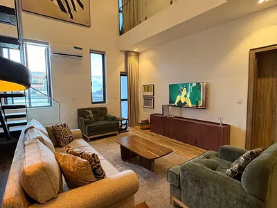 Luxury 1 Bedroom Loft Apartment with Swimming Pool — Lekki Phase 1, Lekki, Lagos