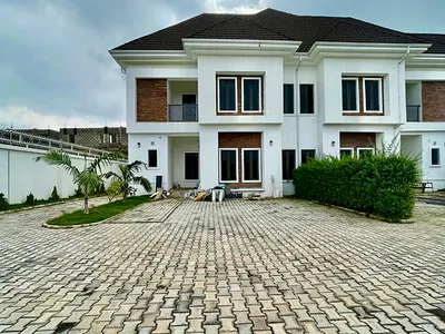 4 Bedroom Semi-Detached Duplex with BQ — By Living Faith (Untarred Road), Jahi, Abuja