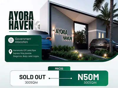 500SQM Residential Land — Iberekodo Off Lekki/Epe Express Way, Beside Eleganza, Iberekodo, Ibeju Lekki, Lagos