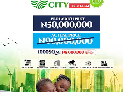 1000 SQM Residential Land — Labor City Scheme, Coastal Road, Ibeju Lekki, Lagos