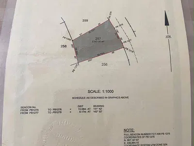 2000SQM Residential Land — Guzape District, Abuja