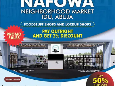 Market Shops — Nafowa Neighborhood Market, Idu Industrial, Abuja