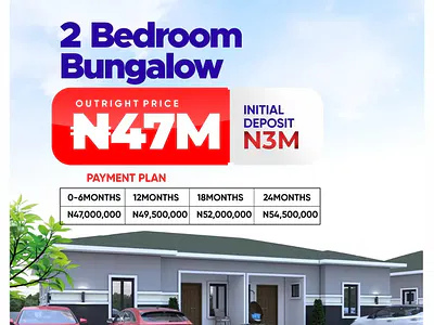 2 Bedroom Apartment — Mowe Ofada, Ogun