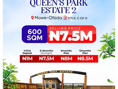 600SQM Residential Land — Mowe Ofada, Ogun
