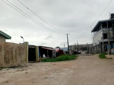 Table Dryland Just by the Express Way with 2 Bedroom Bungalow — Main Elemoro Area, Elemoro Palace, Ibeju Lekki Lagos Nigeria, Bogije, Ibeju Lekki, Lagos