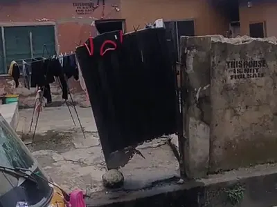 Standard Half Plot Cornerpece with 2 Streets on a Tarred Road — Surulere, Lagos