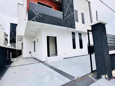 4 Bedroom Semi Detached Duplex with Boys Quarters — Orchid Road Lekki Lagos, Lekki, Lagos