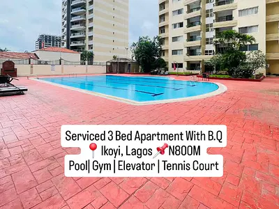 3 Bedroom Apartment with B.Q — Ikoyi, Lagos