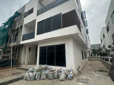Newly Built, Spacious 4 Bedroom Semi-Finished Semi-Detached House — Banana Island, Ikoyi, Lagos