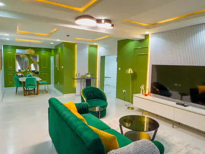 Luxury Fully Furnished Apartment 3 Bedroom Apartment with BQ. — Victoria Island (VI), Lagos