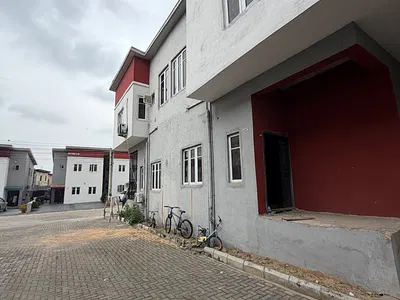 Semi-Finished 3-Bedroom Terraced Duplex with BQ — Sterling Heights Estate, Off Davies Street, Alapere, Ketu, Lagos