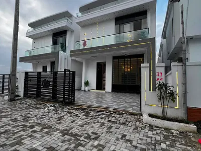 Tastefully Finished 4-Bedroom Fully Detached Duplex with BQ &CCTV — Lekki, Lagos
