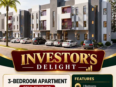 Investor's Delight! Premium Off Plan 3 Bedroom Apartment — Katampe, Abuja