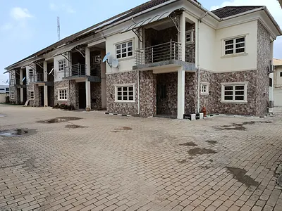 Tastefully Finished 3 Bedroom Terraced Duplex with BQ — Life Camp, Abuja