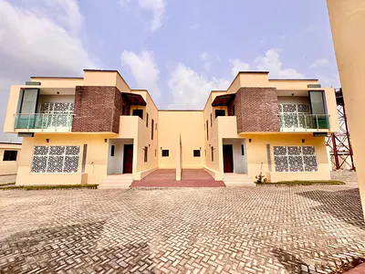 Standard 4 Bedroom Terrace Duplex with BQ — Lekki Scheme 2 Abraham Adesanya, Ajah, Lagos