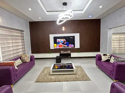 Fully Furnished 6-Bedroom Penthouse Duplex with BQ & Expansive Rooftop — Guzape District, Abuja
