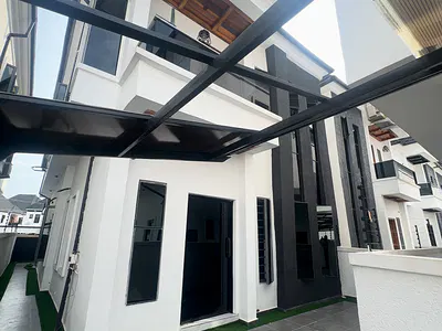 4 Bedroom Semi Detached Duplex with BQ & 5 Car Parking Space — Lekki Phase 2, Lekki, Lagos