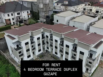 Newly Built 4 Bedroom Terraced Duplex with BQ — H-Medix Guzape, Guzape District, Abuja