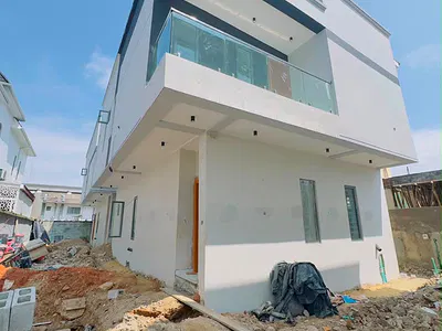 4 Beautifully Built 4 Bedroom Detached Duplex with BQ — Surulere, Lagos