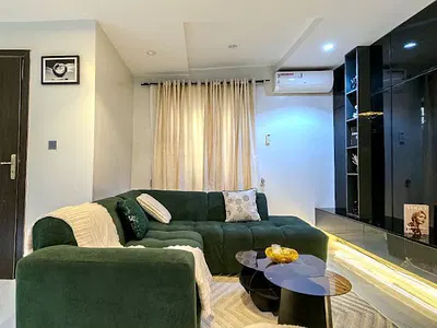 Brand New 2 Bedroom Smart Home with 2 Balconies, Swimming Pool, Gym — Lekki, Lagos