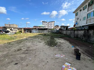 Residential Land with Dilapidated Building — Off Pedro, Gbagada, Lagos