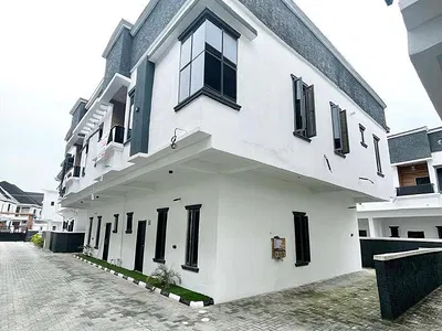 Distress Ditress Contemporary 4 Bedroom Semi Detached Duplex with BQ — Lekki, Lagos