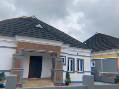 Newly Built 3 Bedroom Detached Bungalow — Bluestone Favour Estate, Mowe Town, Ogun