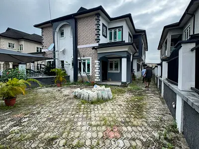 4 Bedroom Semi-Detached House with BQ — Diamond Estate, Beside Shoprite, Sangotedo, Ajah, Lagos