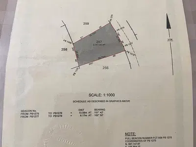 2000SQM Residential Land — Guzape District, Abuja