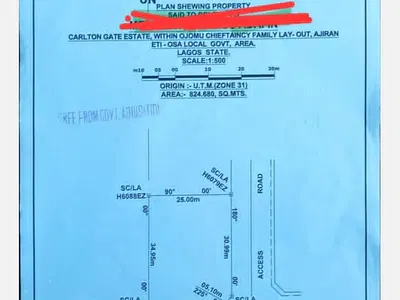 825SQM Residential Land, Cornerpiece — Carlton Gate Estate, Chevron Drive, Lekki, Lagos