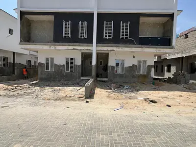 Completed 4 Bedroom Semi Detached Duplex with Solar — Abraham Adesanya, Ajah, Lagos