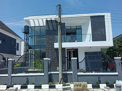Four Bedroom Detached Duplex with Swimming Pool, BQ — Pearl Garden Estate, Sangotedo, Ajah, Lagos