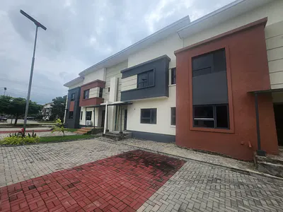 Semi Finished 3 Bedrooms Terrace House with BQ — Ajah, Lagos
