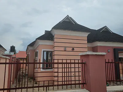 Newly Built 3 Bedroom Bungalow and Miniflat BQ with C of O — Lagos Cooperative Estate Off Isefun Road, Ayobo, Lagos