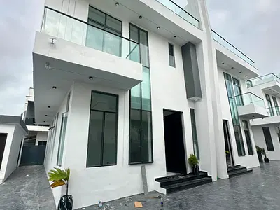 Smart Home 5 Bedroom Semi Detached Duplex with a Room BQ — Orchid Road, Chevron Toll Gate, Lekki, Lagos