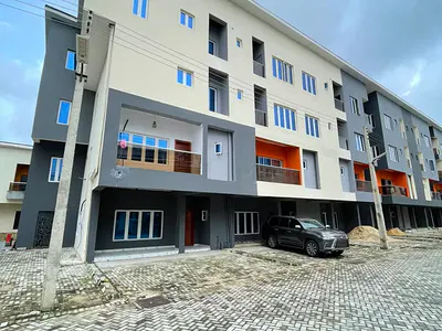 Newly Built and Serviced 4 Bedroom Terrace Duplex — Horizon Experience Estate, Ikate, Lekki, Lagos