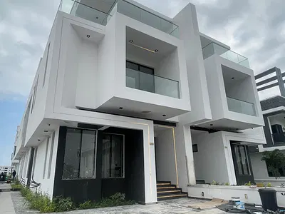 5BDR Detached Duplex + Cinema + Gym + Elevator + Office + BQ + Pool — In a 5 Star Estate at, Ikate, Lekki, Lagos
