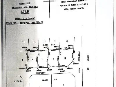 1061 SQM JV Land — Lekki Scheme 2, Ajah, Lagos