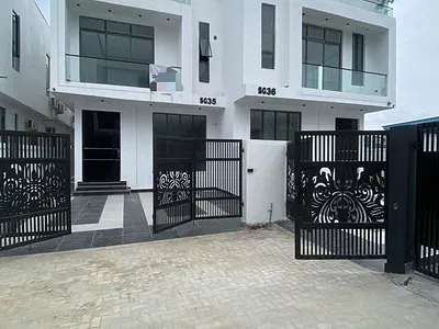 Magnificent 4 Bedroom Semi-Detached Duplex with Pool — Chevron, Lekki, Lagos
