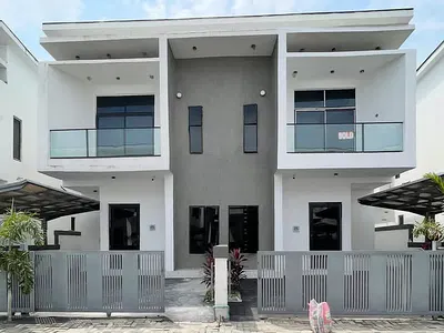 Spacious 4 Bedroom Semi Detached Duplex with BQ — Orchid Road, Lekki, Lagos